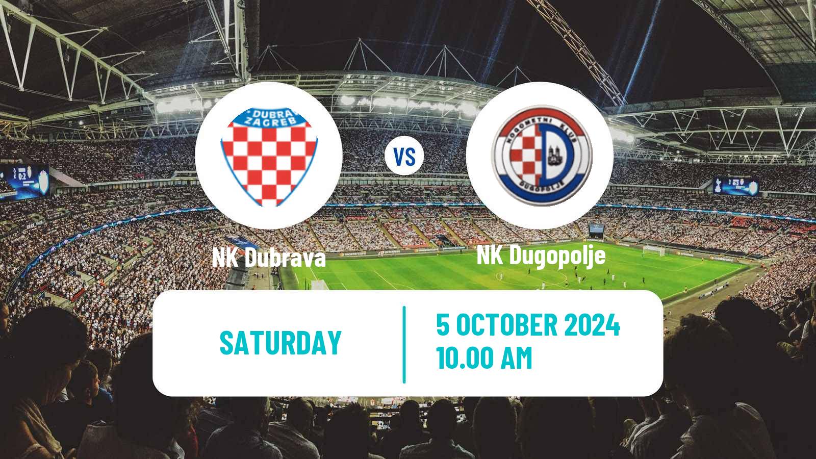 Soccer Croatian Prva NL Dubrava - Dugopolje