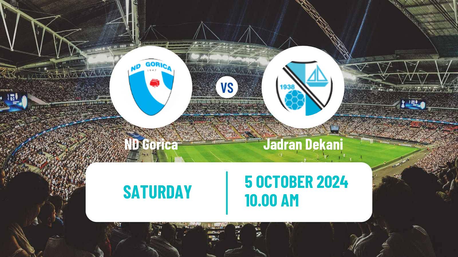 Soccer Slovenian 2 SNL Gorica - Jadran Dekani