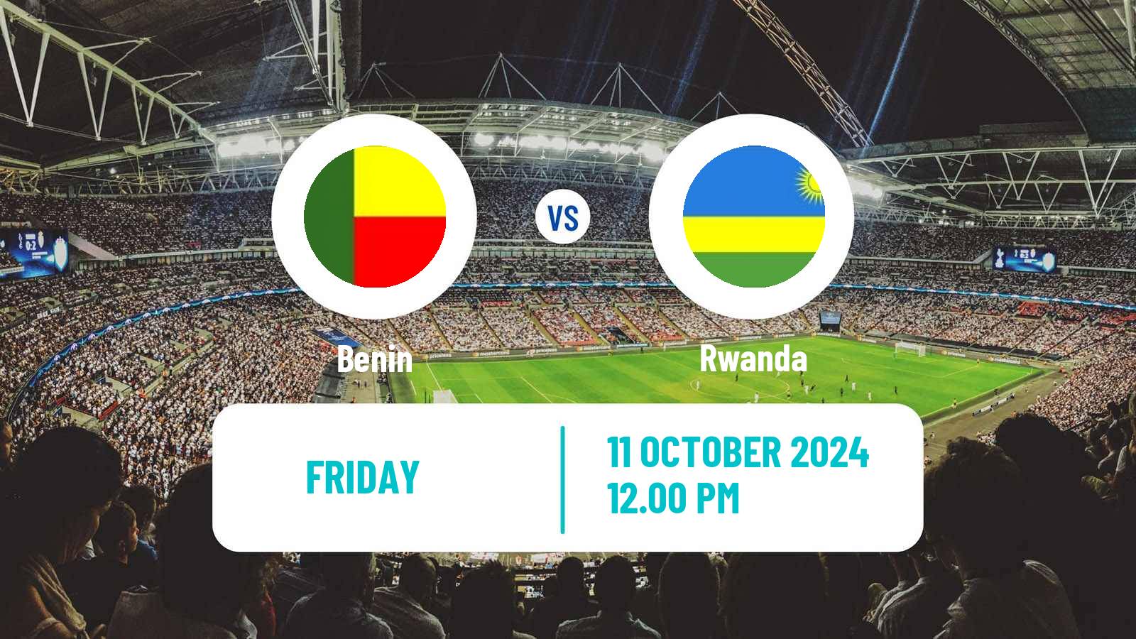 Soccer Africa Cup of Nations Benin - Rwanda