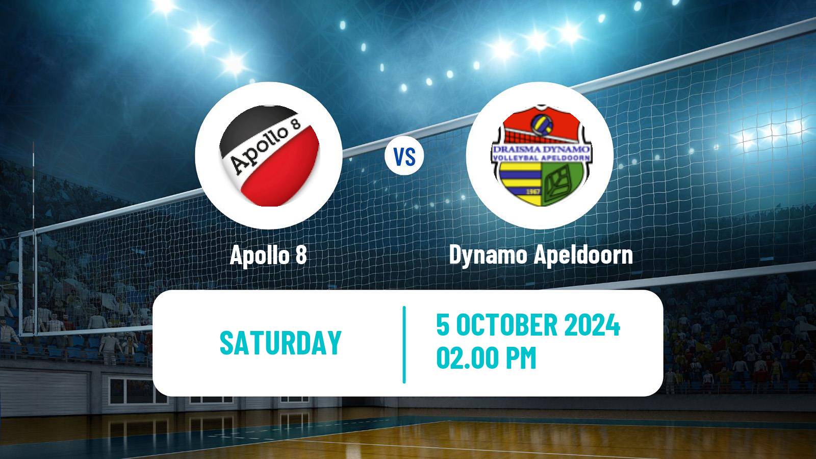 Volleyball Dutch Eredivisie Volleyball Women Apollo 8 - Dynamo Apeldoorn