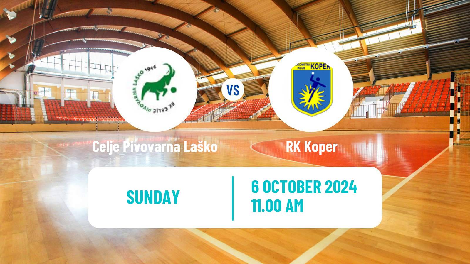 Handball Slovenian 1 NLB Liga Handball Celje Pivovarna Laško - RK Koper