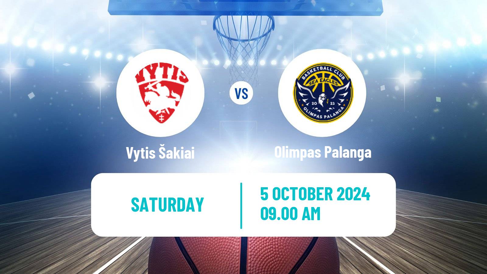 Basketball Lietuvos NKL Vytis Šakiai - Olimpas Palanga