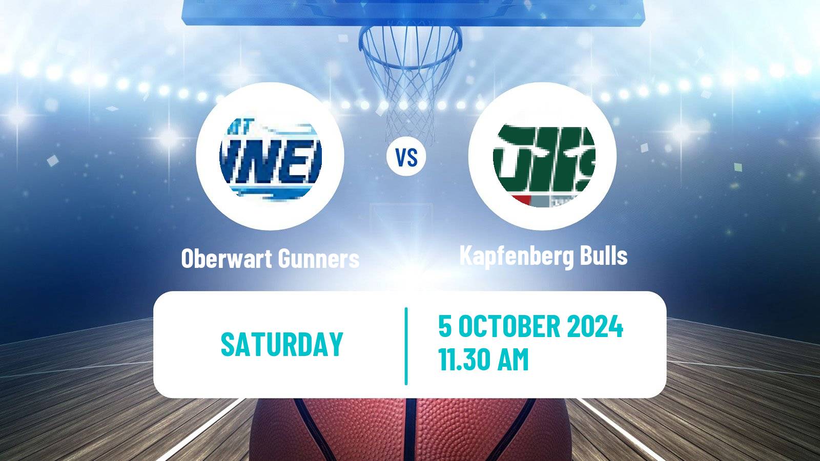 Basketball Austrian Superliga Basketball Oberwart Gunners - Kapfenberg Bulls