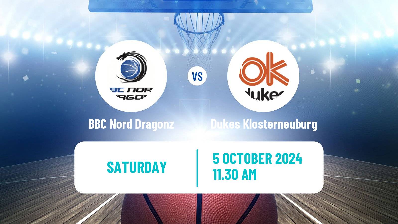 Basketball Austrian Superliga Basketball BBC Nord Dragonz - Dukes Klosterneuburg