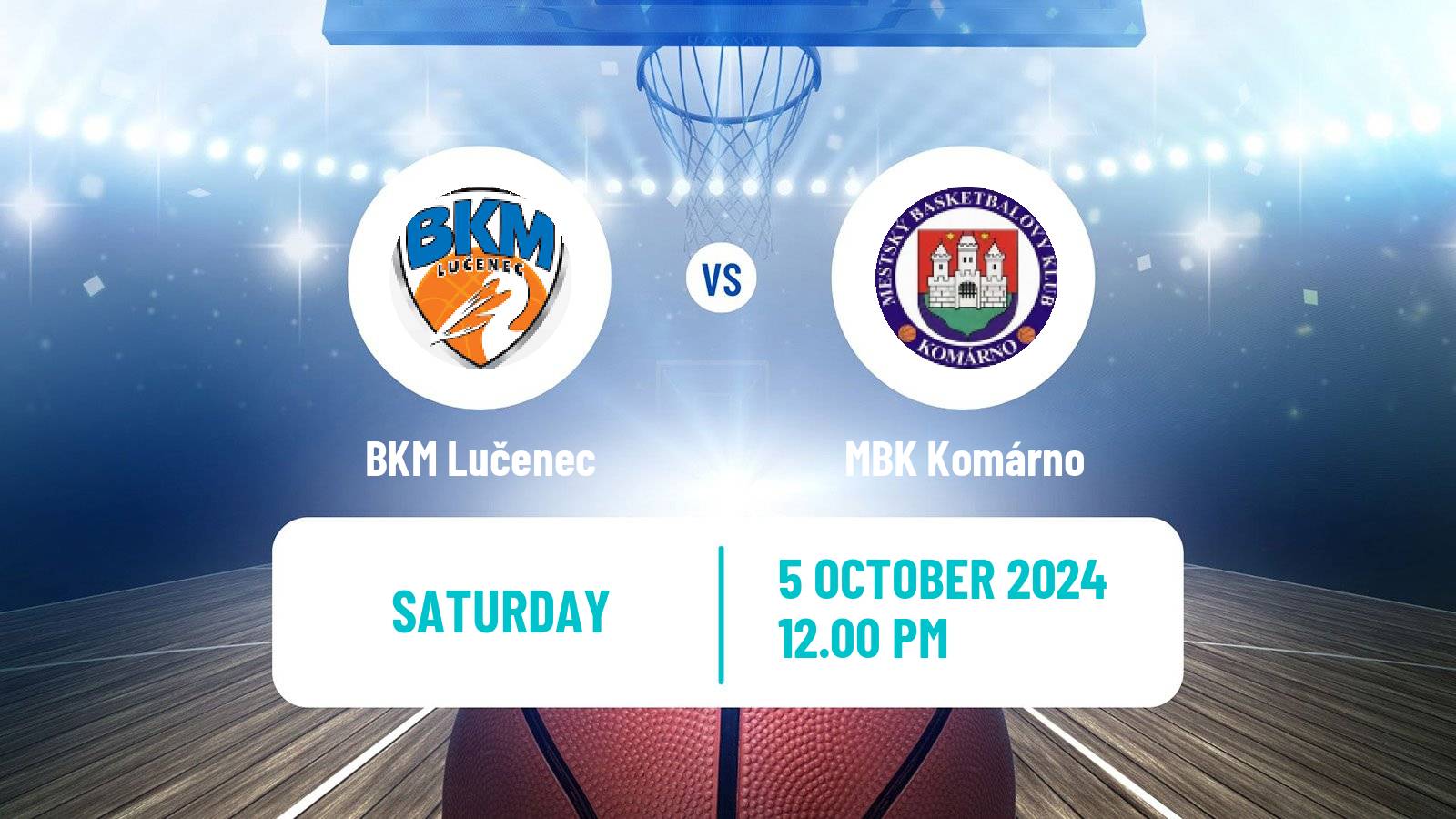 Basketball Slovak Extraliga Basketball Lučenec - Komárno