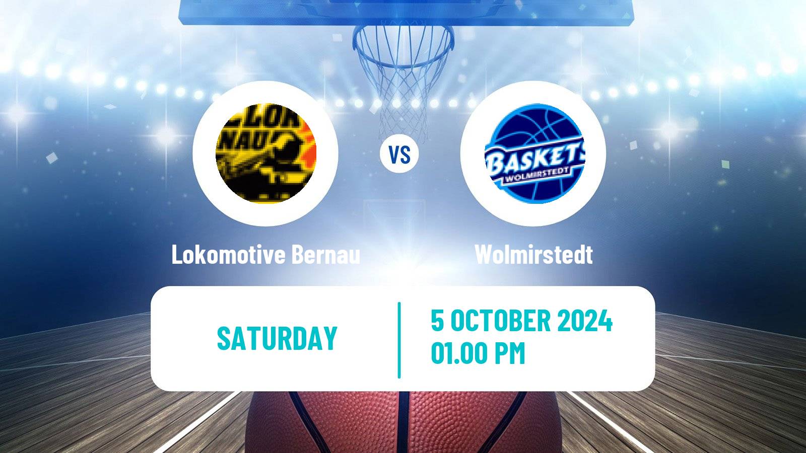 Basketball German Pro B Basketball Lokomotive Bernau - Wolmirstedt