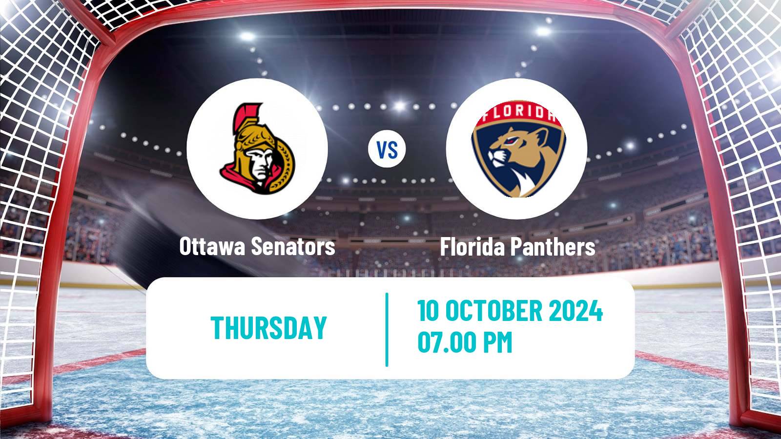 Hockey NHL Ottawa Senators - Florida Panthers