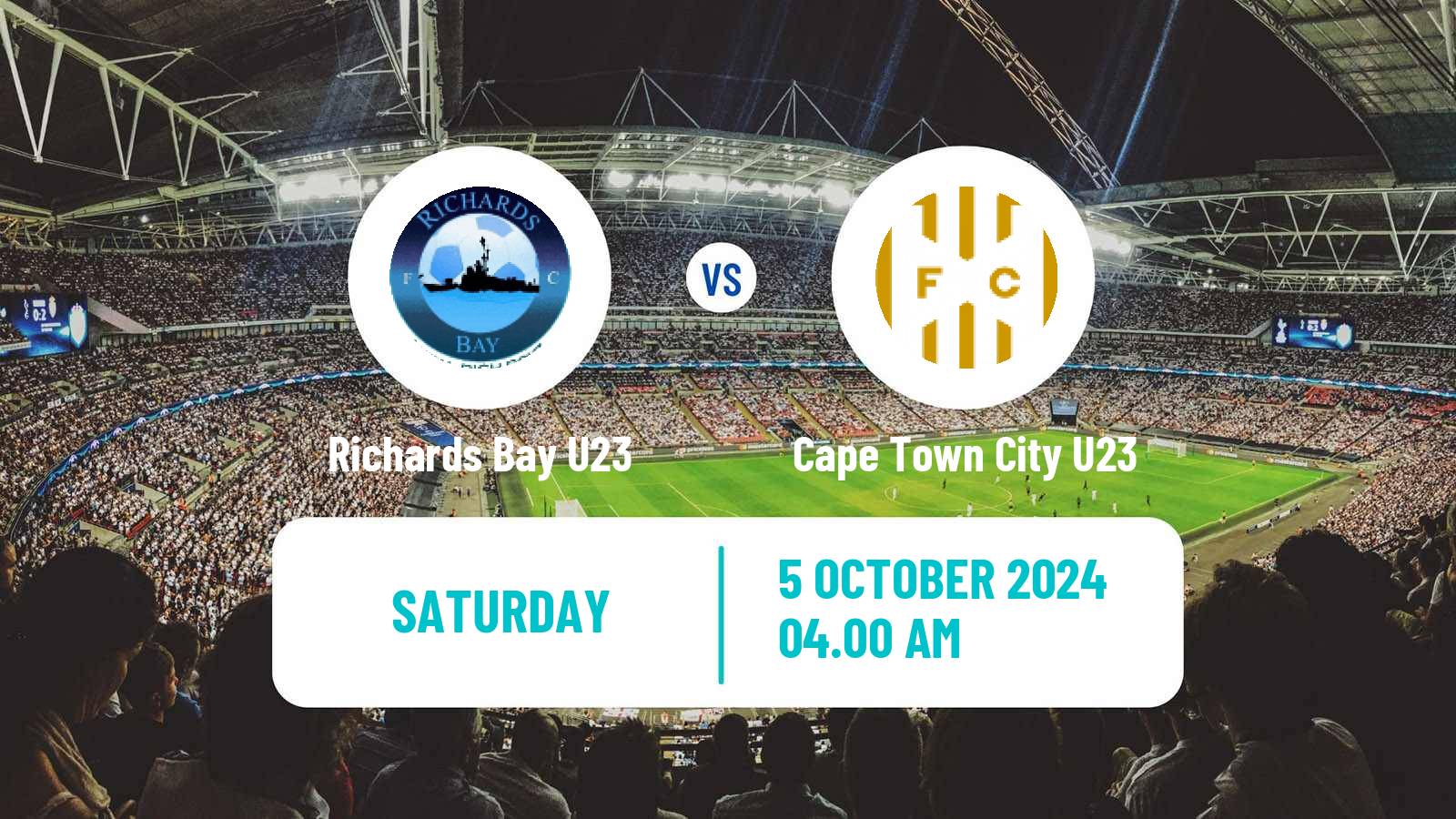 Soccer South African Diski Challenge Richards Bay U23 - Cape Town City U23