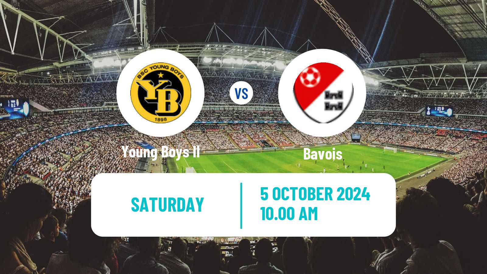 Soccer Swiss Promotion League Young Boys II - Bavois