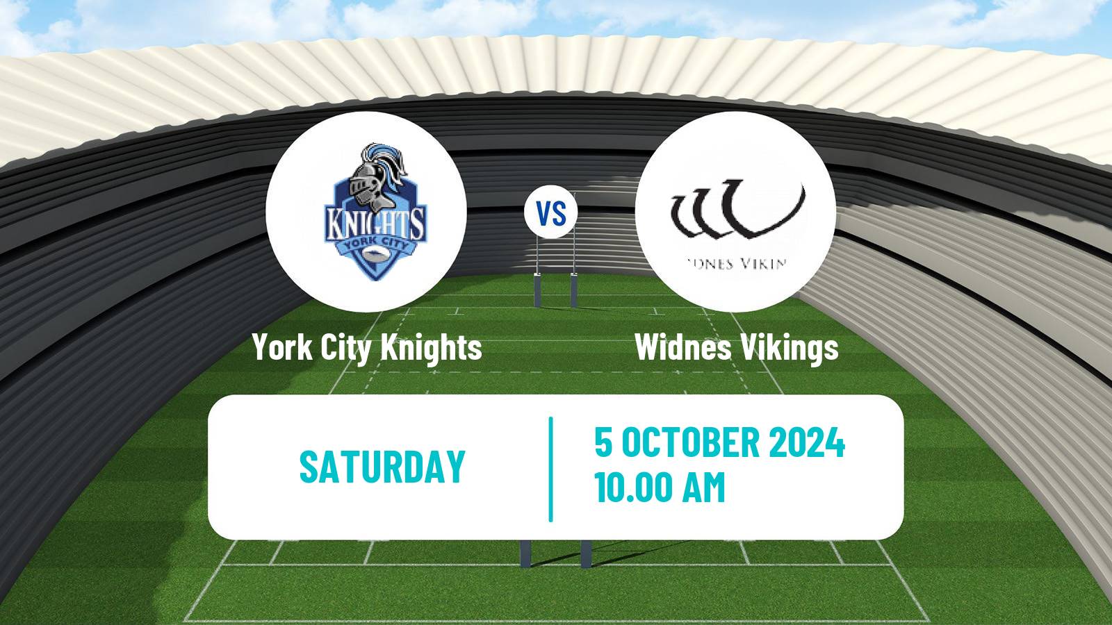 Rugby league English Championship Rugby League York City Knights - Widnes Vikings