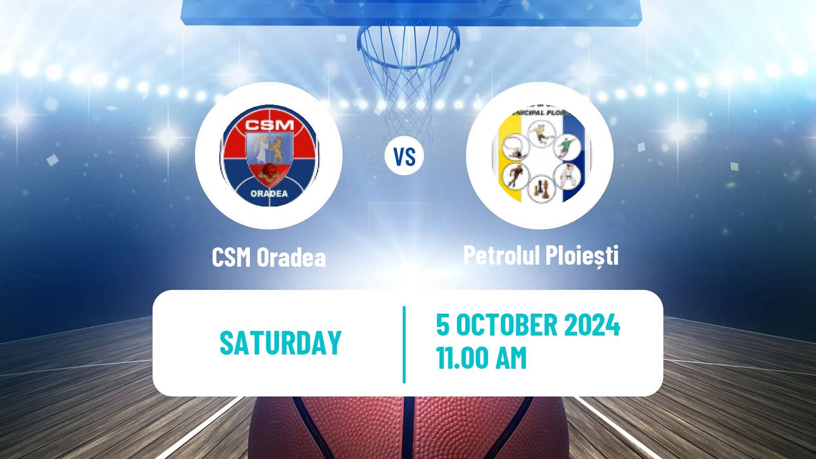 Basketball Romanian Divizia A Basketball CSM Oradea - Petrolul Ploiești