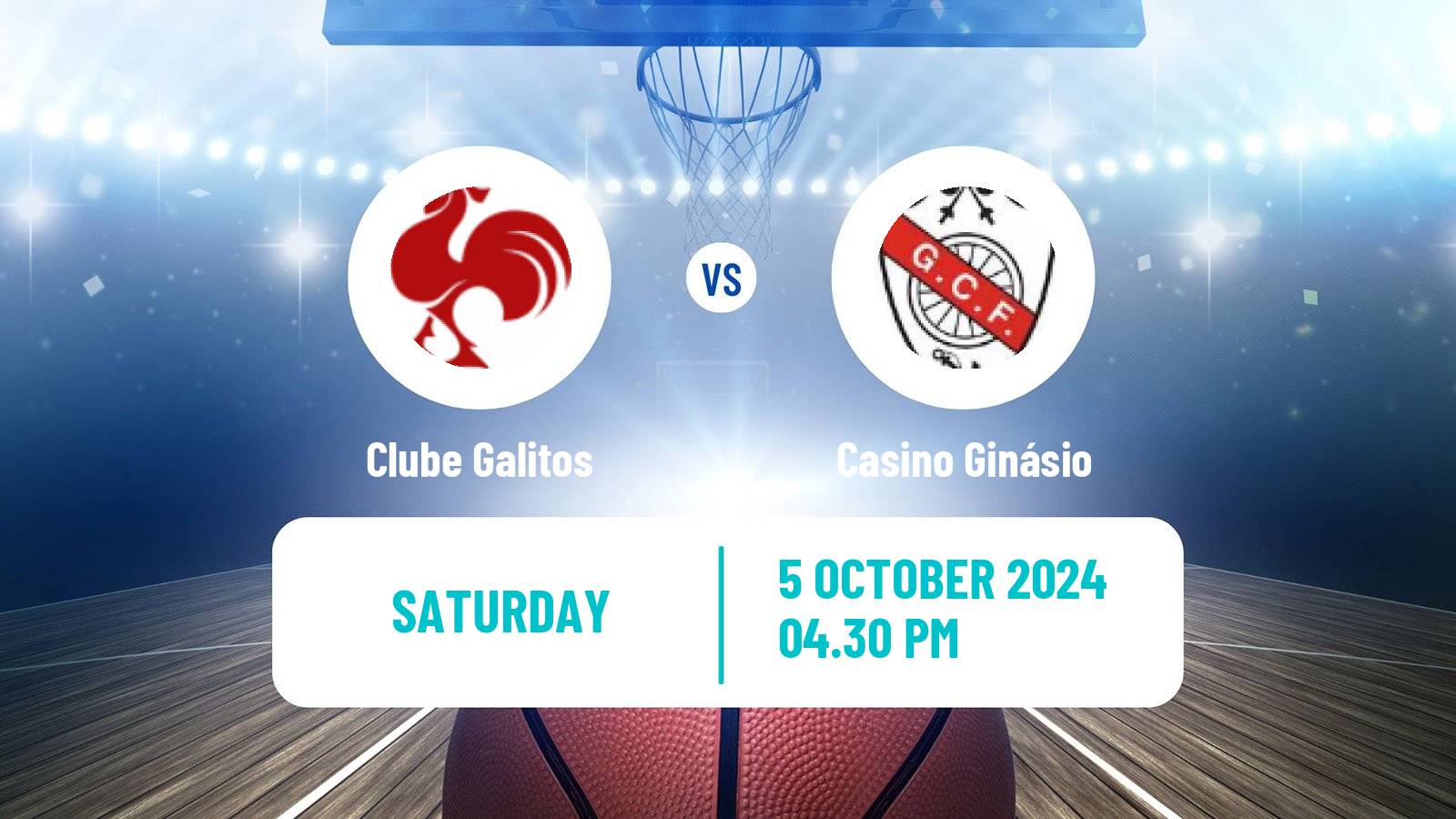 Basketball Portuguese Proliga Basketball Clube Galitos - Casino Ginásio