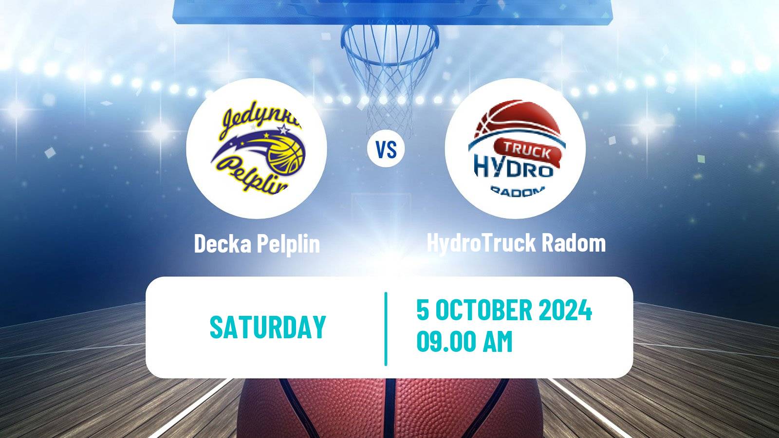 Basketball Polish 1 Liga Basketball Decka Pelplin - HydroTruck Radom