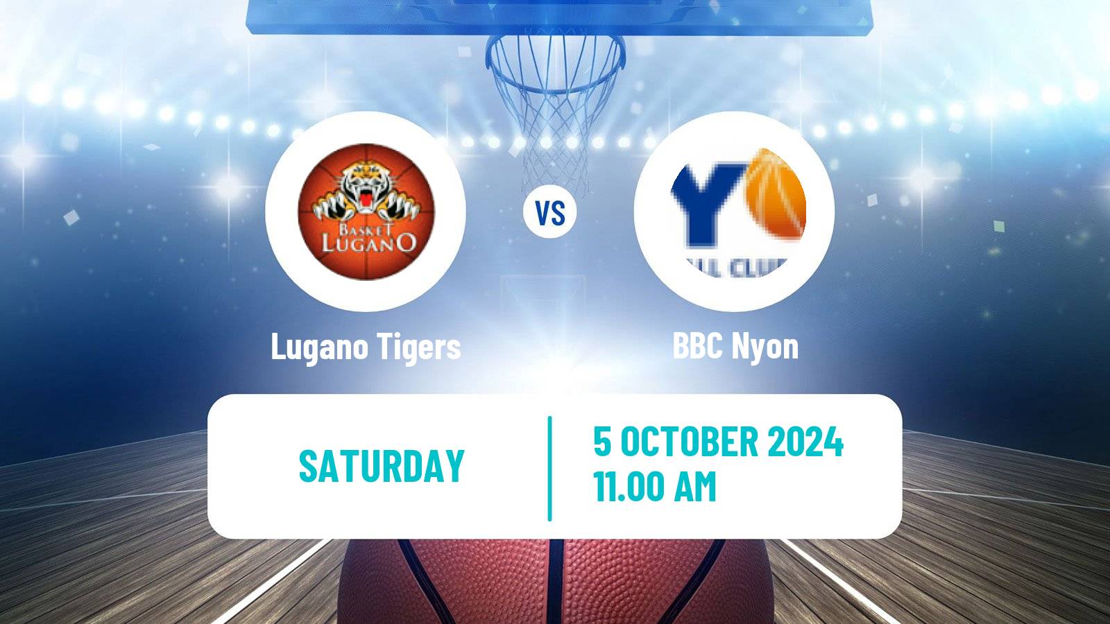 Basketball Swiss SB League Basketball Lugano Tigers - BBC Nyon