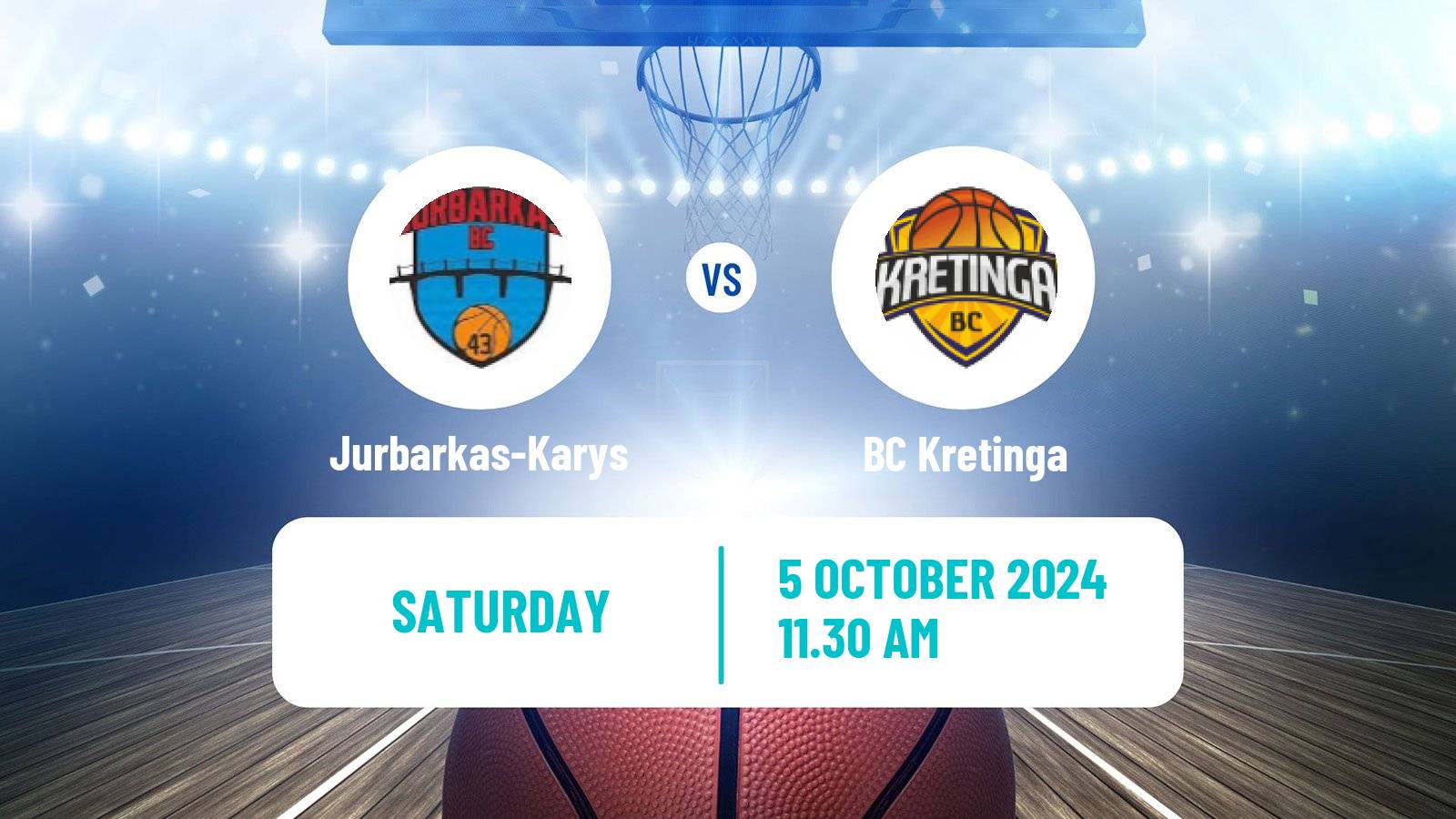 Basketball Lietuvos NKL Jurbarkas-Karys - Kretinga