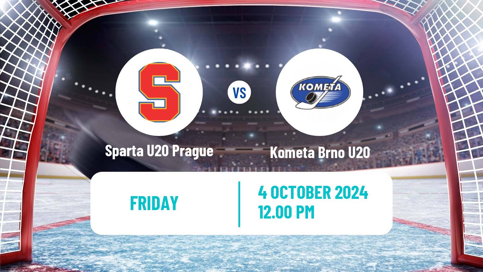 Hockey Czech ELJ Sparta U20 Prague - Kometa Brno U20