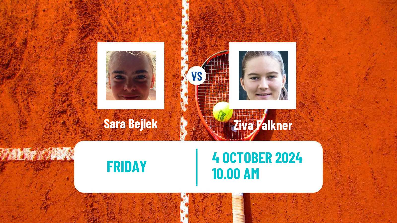 Tennis ITF W75 Sibenik Women Sara Bejlek - Ziva Falkner