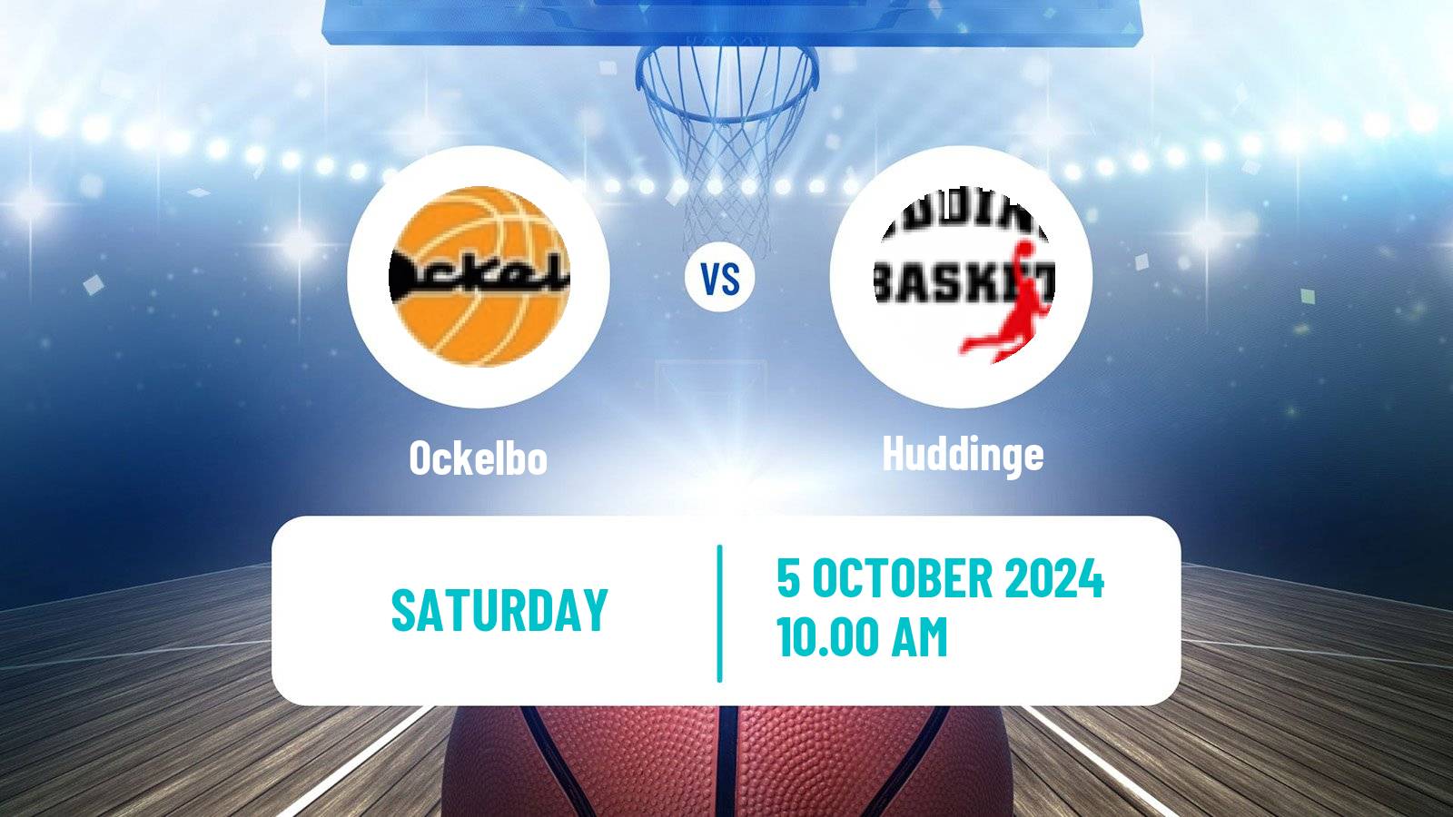 Basketball Swedish Superettan Basketball Ockelbo - Huddinge