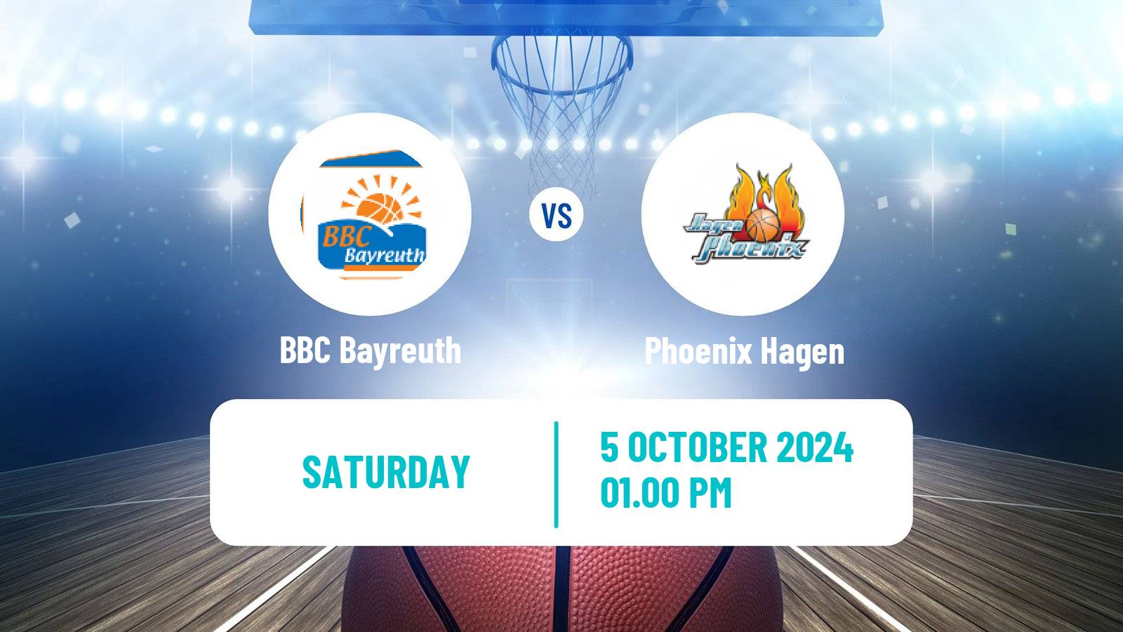 Basketball German Pro A Basketball BBC Bayreuth - Phoenix Hagen