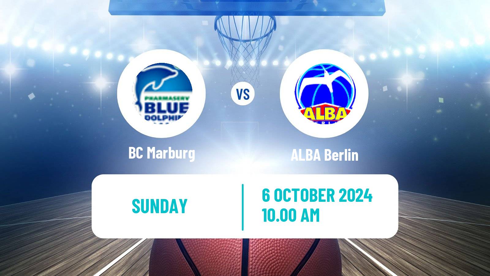 Basketball German DBBL Marburg - ALBA Berlin