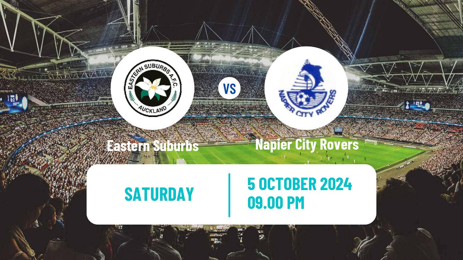 Soccer New Zealand National League Eastern Suburbs - Napier City Rovers