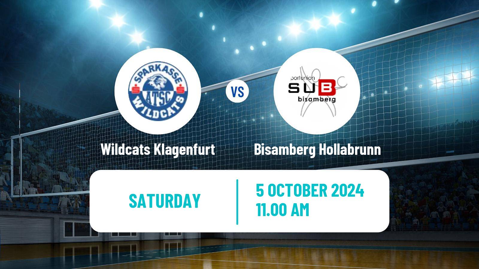 Volleyball Austrian Volley League Women Wildcats Klagenfurt - Bisamberg Hollabrunn