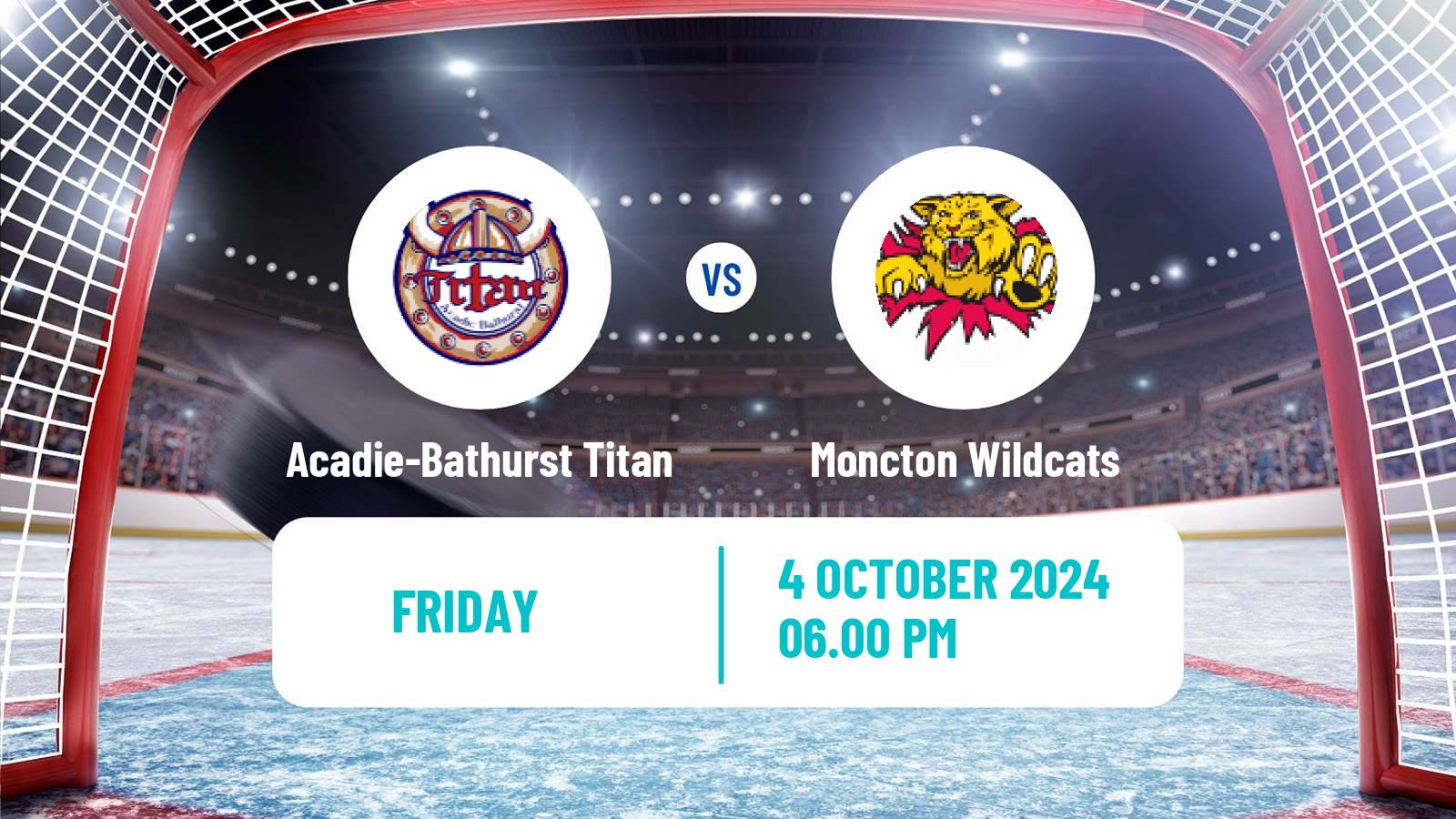 Hockey QMJHL Acadie-Bathurst Titan - Moncton Wildcats