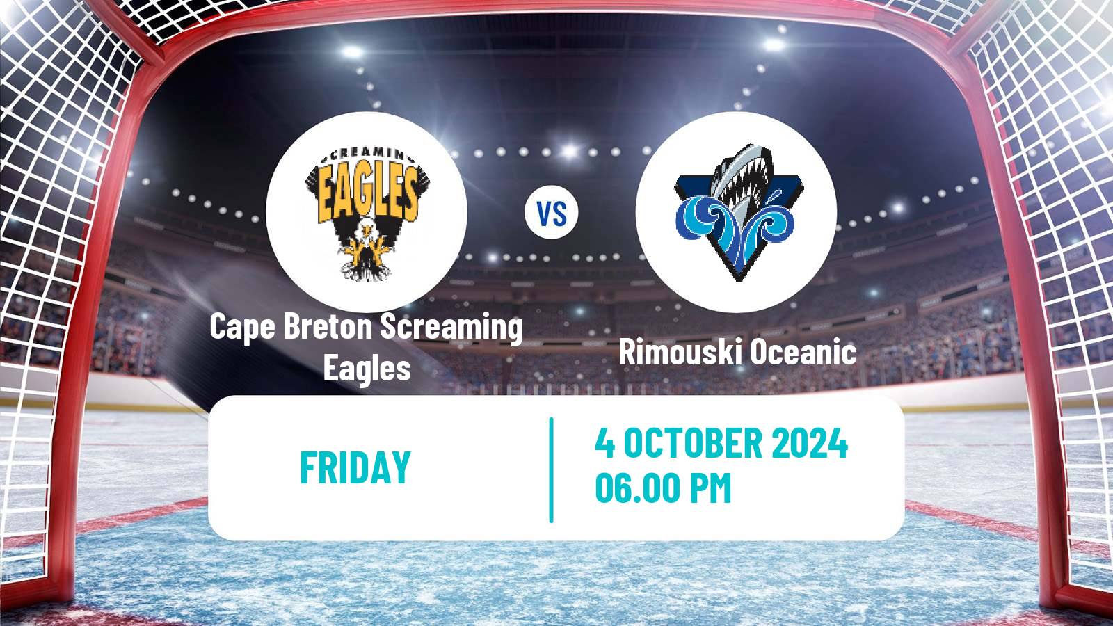 Hockey QMJHL Cape Breton Screaming Eagles - Rimouski Oceanic