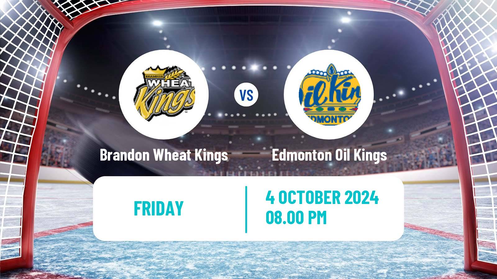 Hockey WHL Brandon Wheat Kings - Edmonton Oil Kings