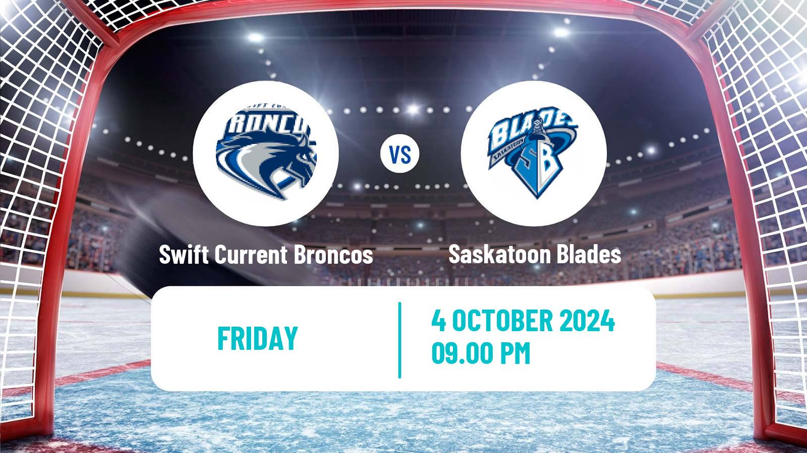 Hockey WHL Swift Current Broncos - Saskatoon Blades