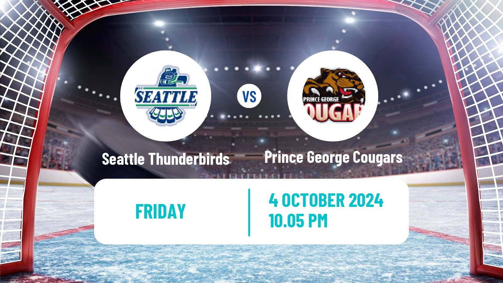 Hockey WHL Seattle Thunderbirds - Prince George Cougars