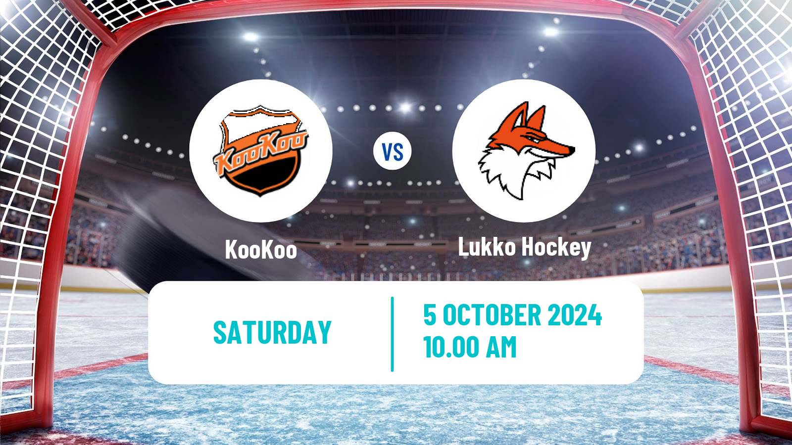 Hockey Finnish SM-liiga KooKoo - Lukko