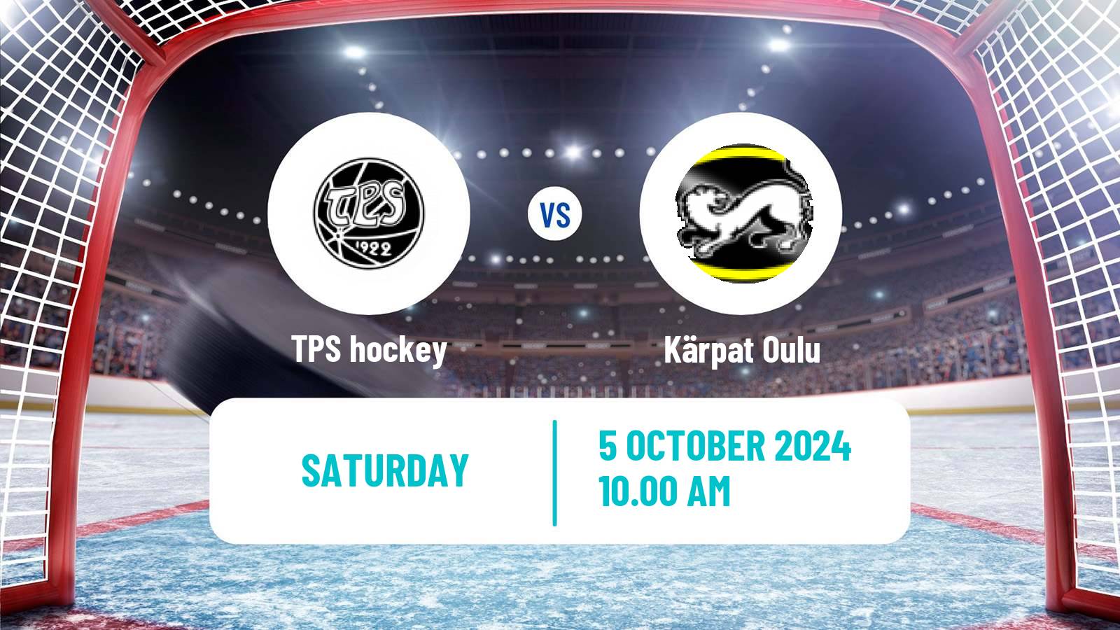 Hockey Finnish SM-liiga TPS - Kärpät