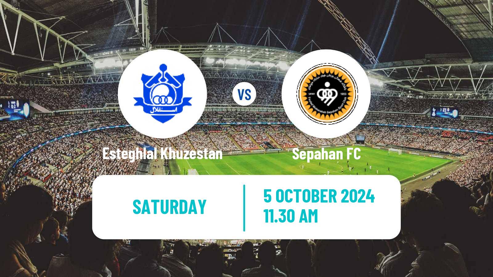 Soccer Iran Pro League Esteghlal Khuzestan - Sepahan