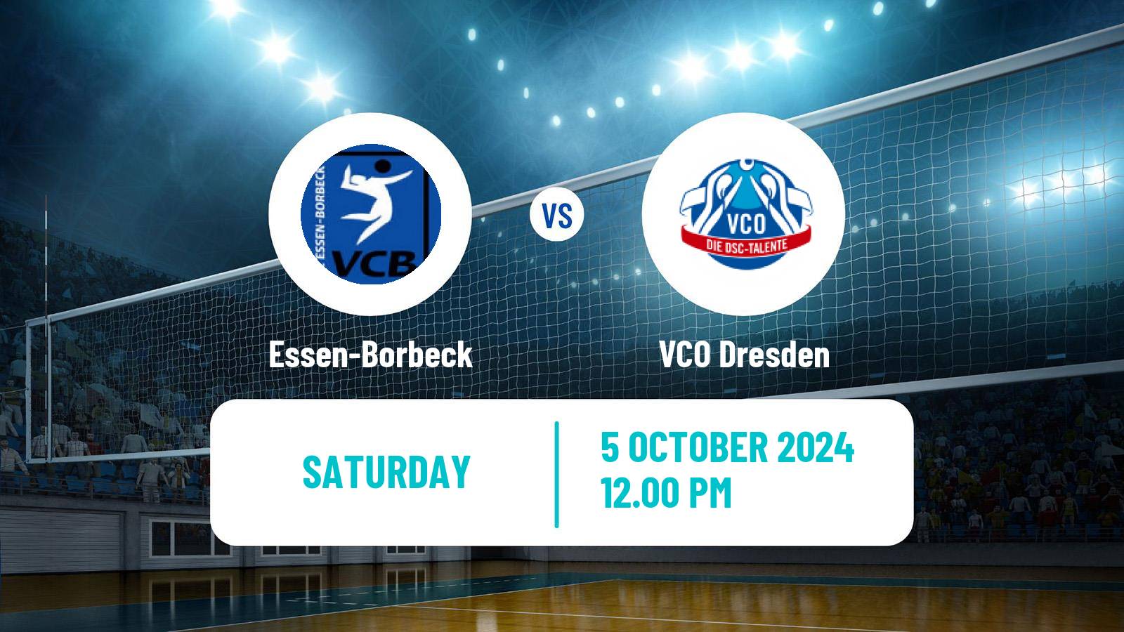 Volleyball German 2 Bundesliga Pro Volleyball Women Essen-Borbeck - VCO Dresden