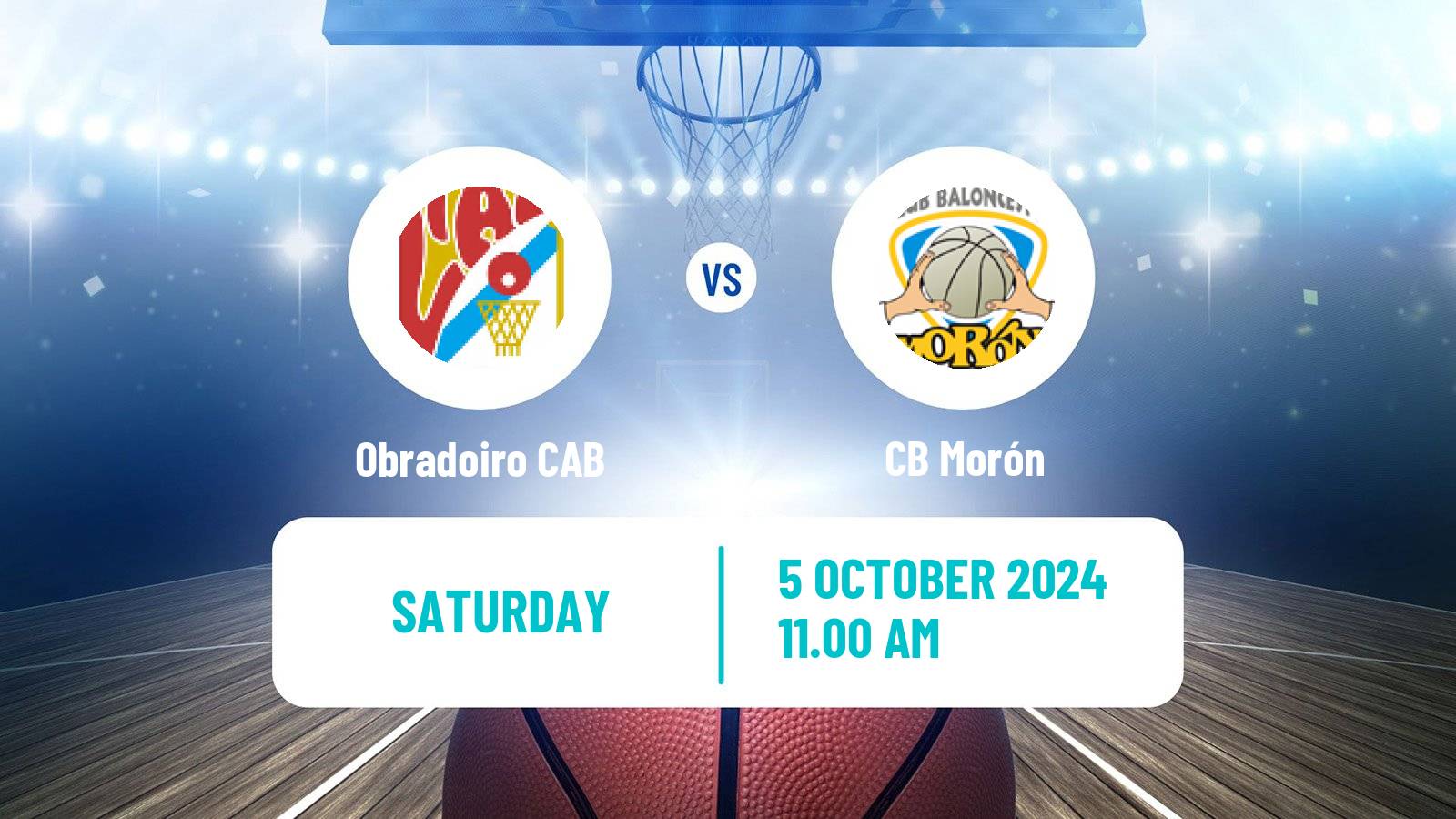 Basketball Spanish LEB Oro Obradoiro CAB - Morón