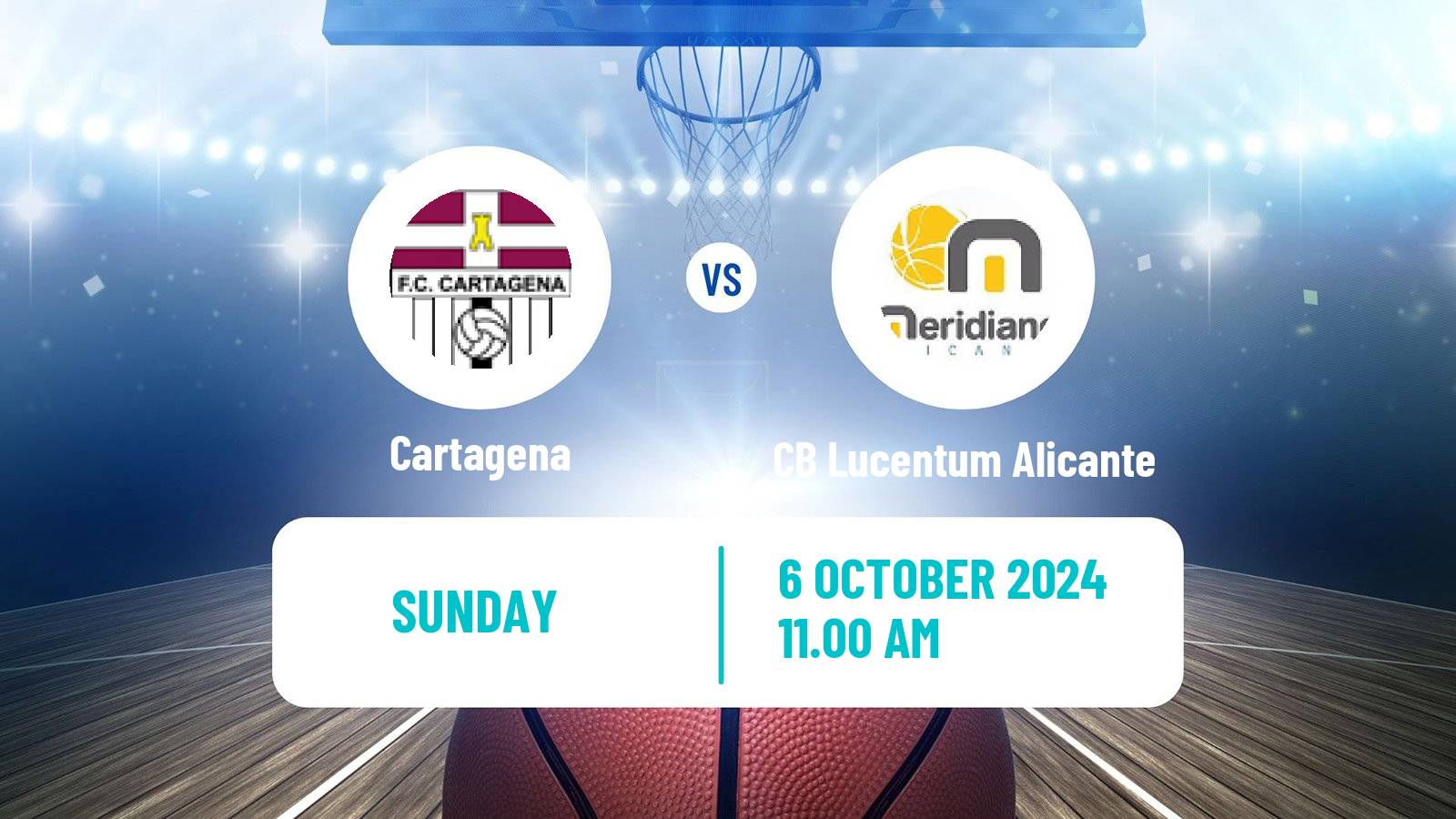 Basketball Spanish LEB Oro Cartagena - CB Lucentum Alicante