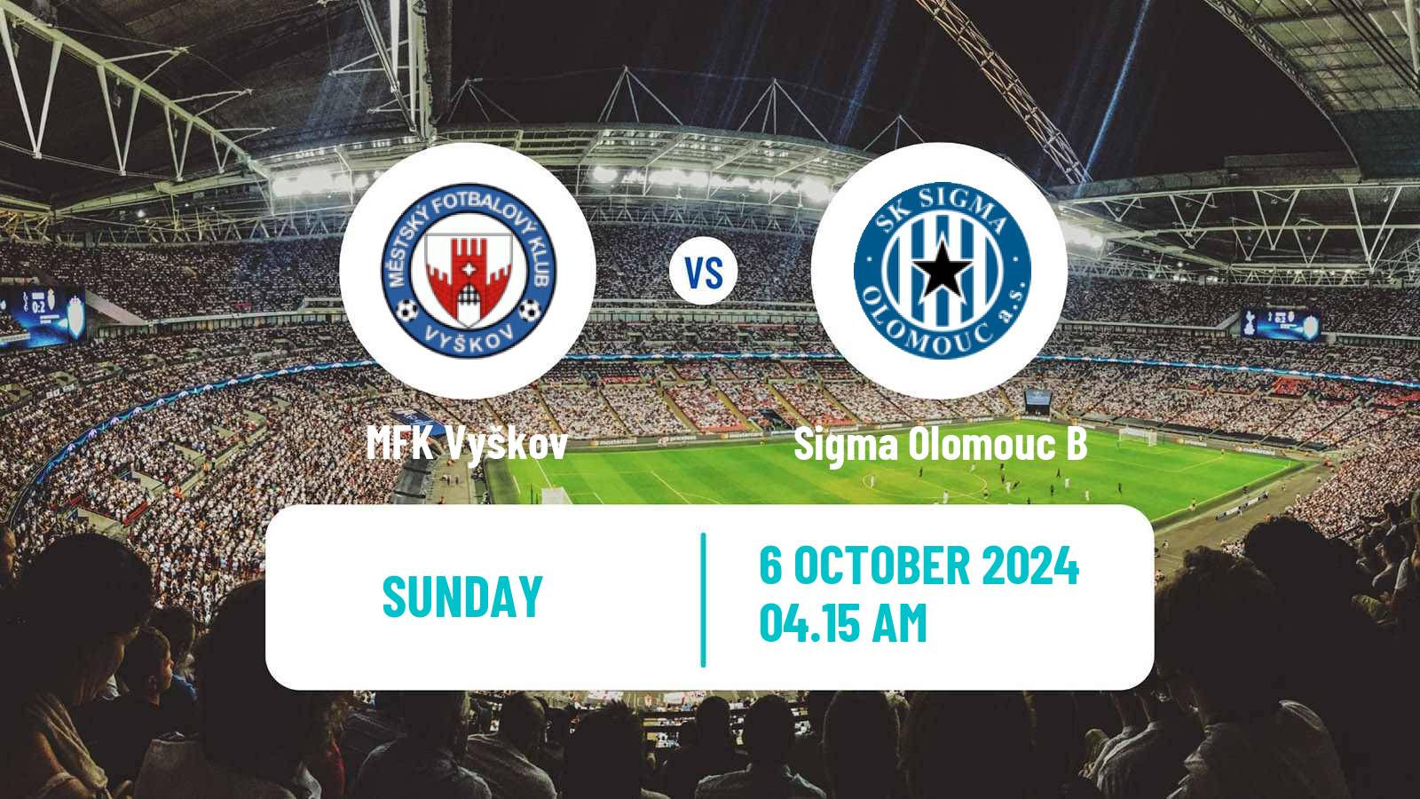 Soccer Czech Division 2 Vyškov - Sigma Olomouc B