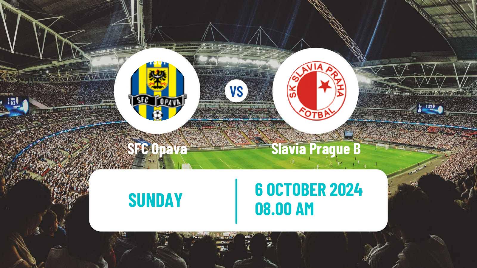 Soccer Czech Division 2 Opava - Slavia Prague B