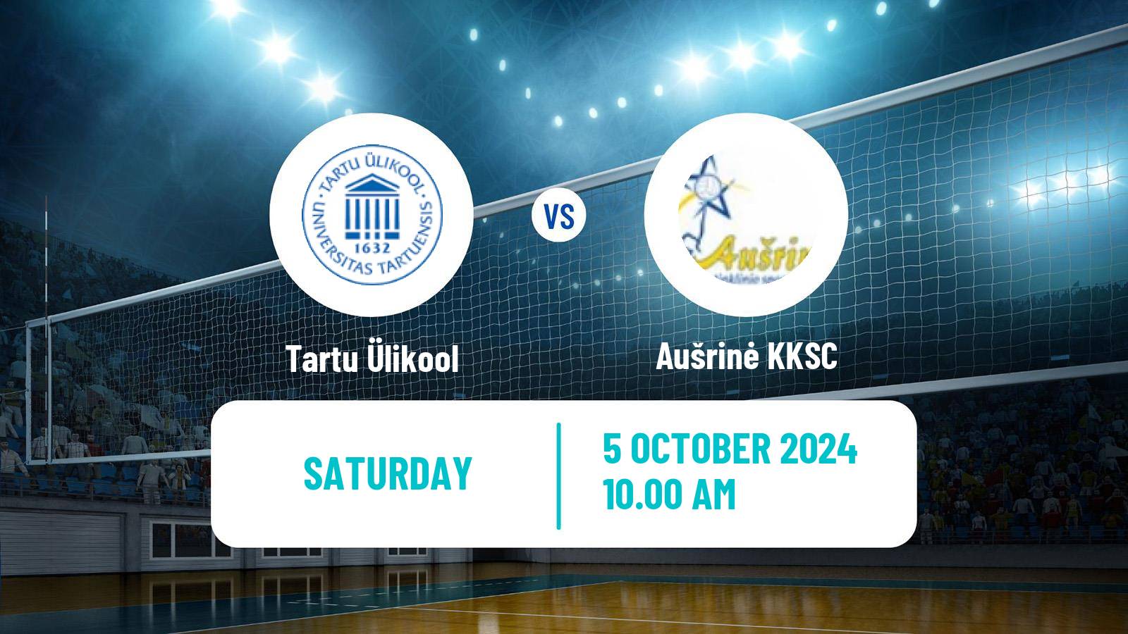 Volleyball Baltic League Volleyball Women Tartu Ülikool - Aušrinė KKSC