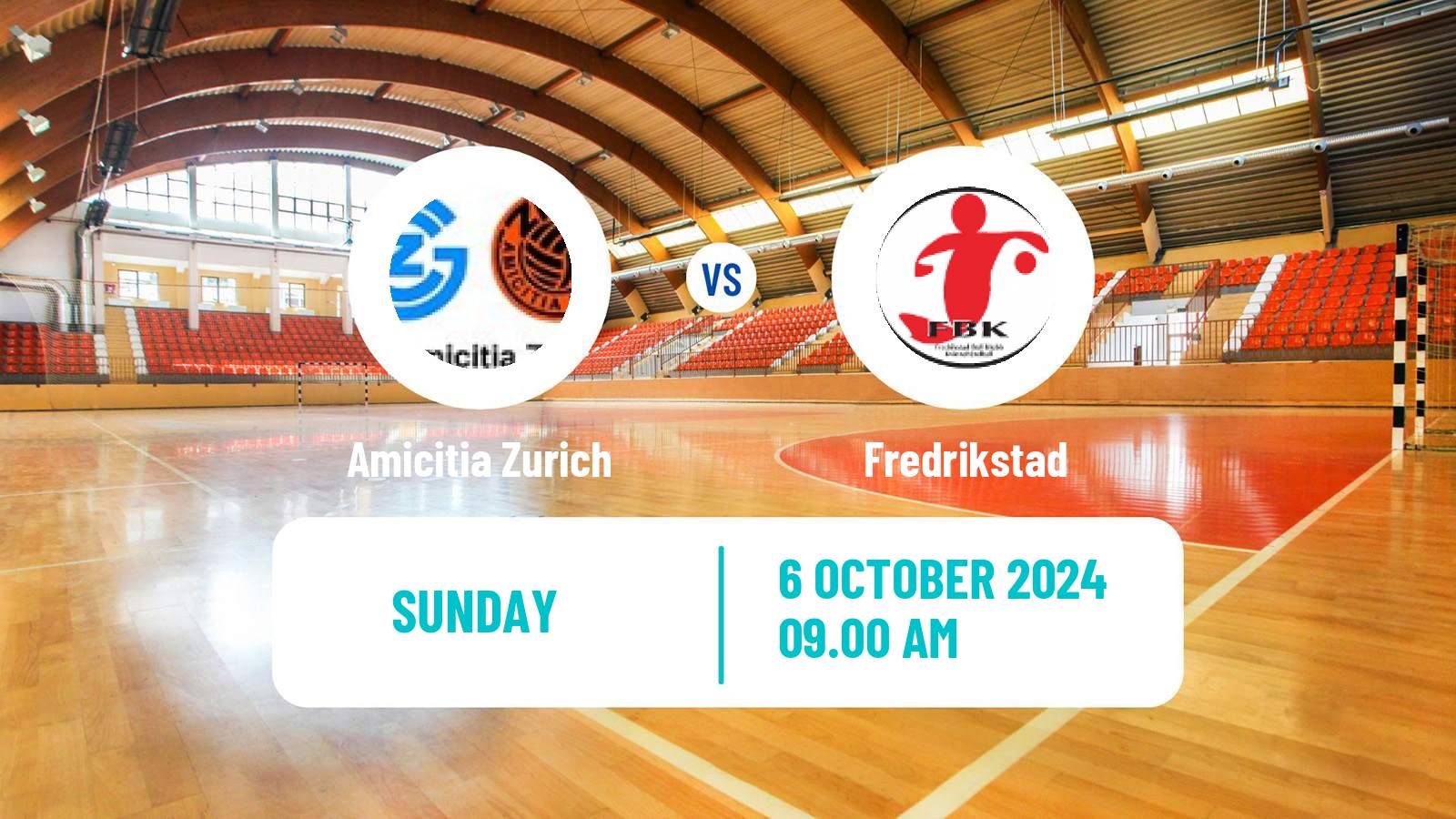 Handball EHF European League Women Amicitia Zurich - Fredrikstad