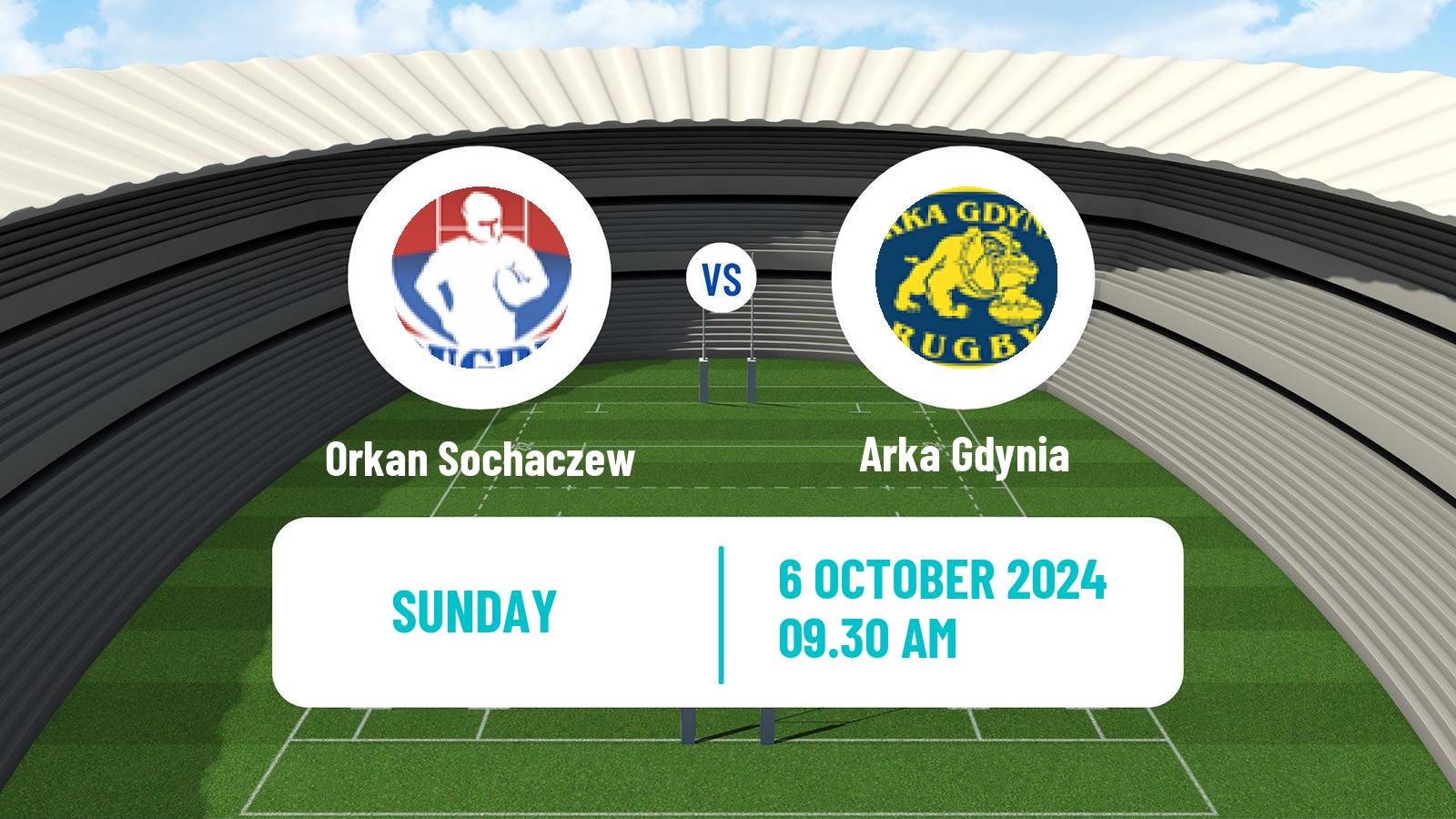 Rugby union Polish Ekstraliga Rugby Orkan Sochaczew - Arka Gdynia