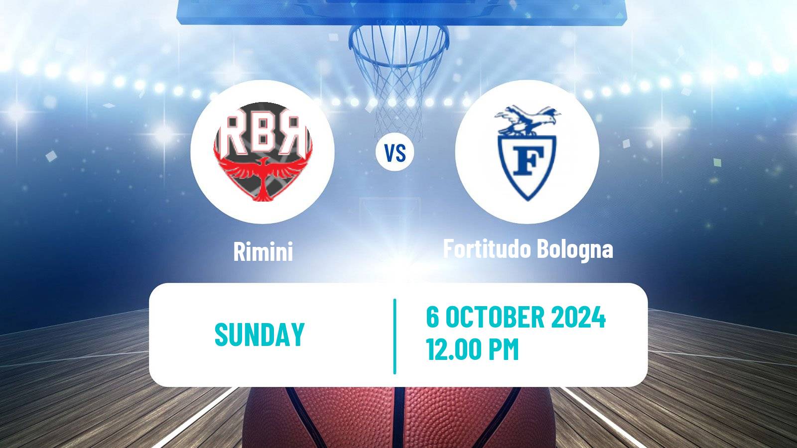 Basketball Italian Serie A2 Basketball Rimini - Fortitudo Bologna