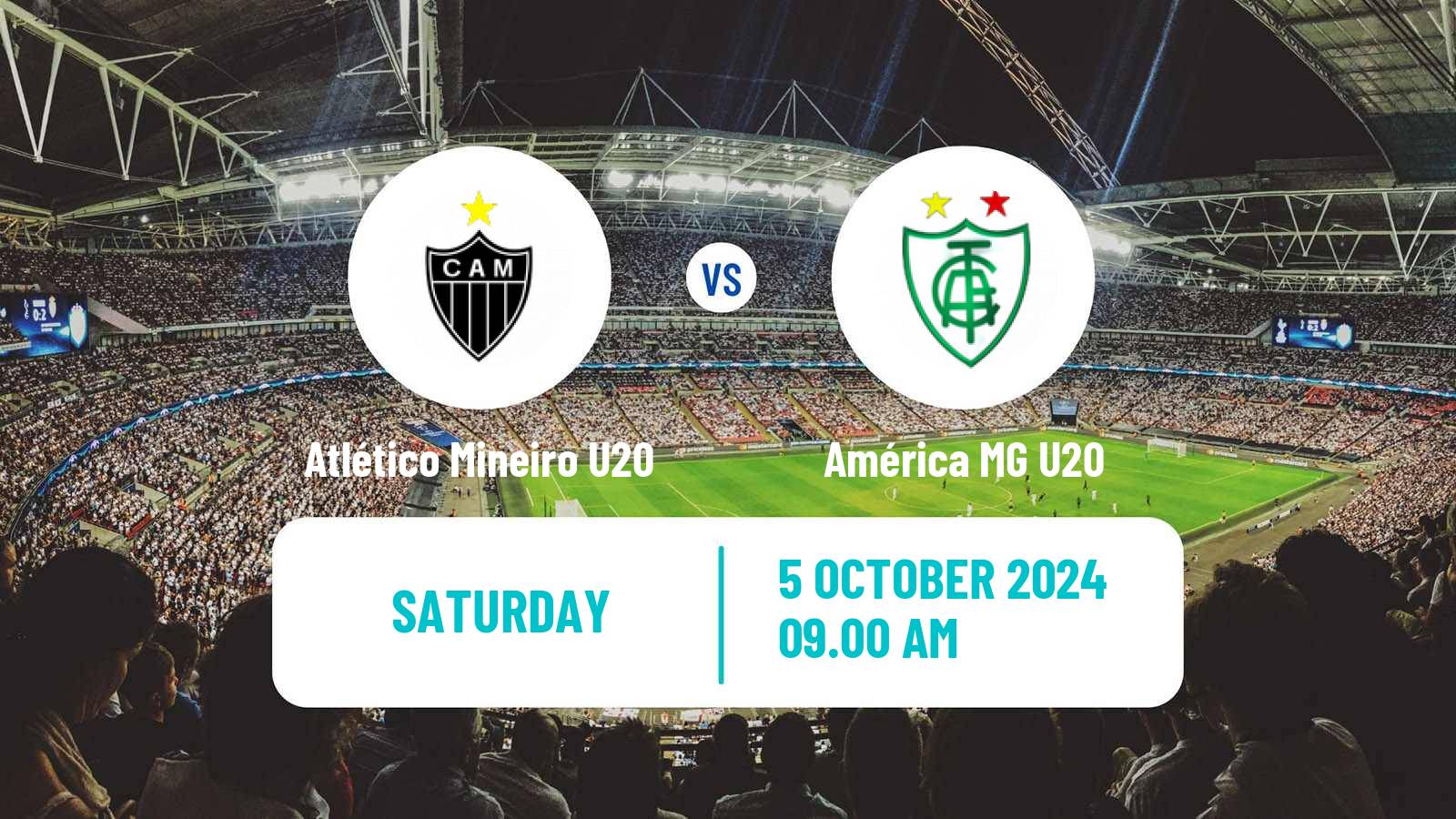 Soccer Brazilian Mineiro U20 Atlético Mineiro U20 - América MG U20