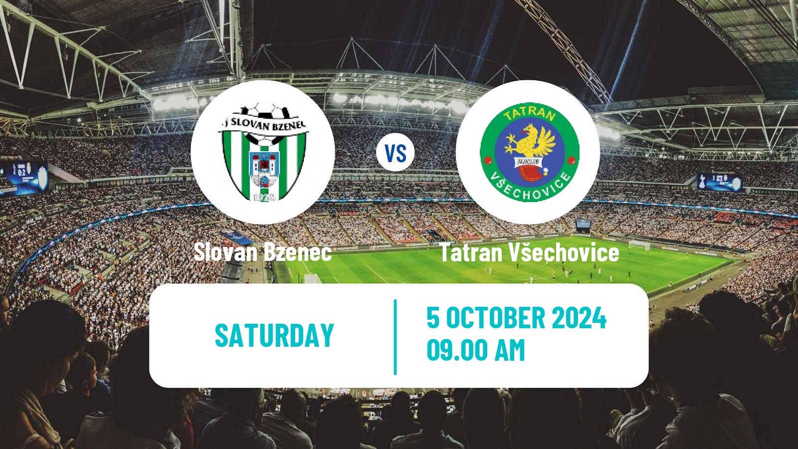 Soccer Czech Division E Slovan Bzenec - Tatran Všechovice