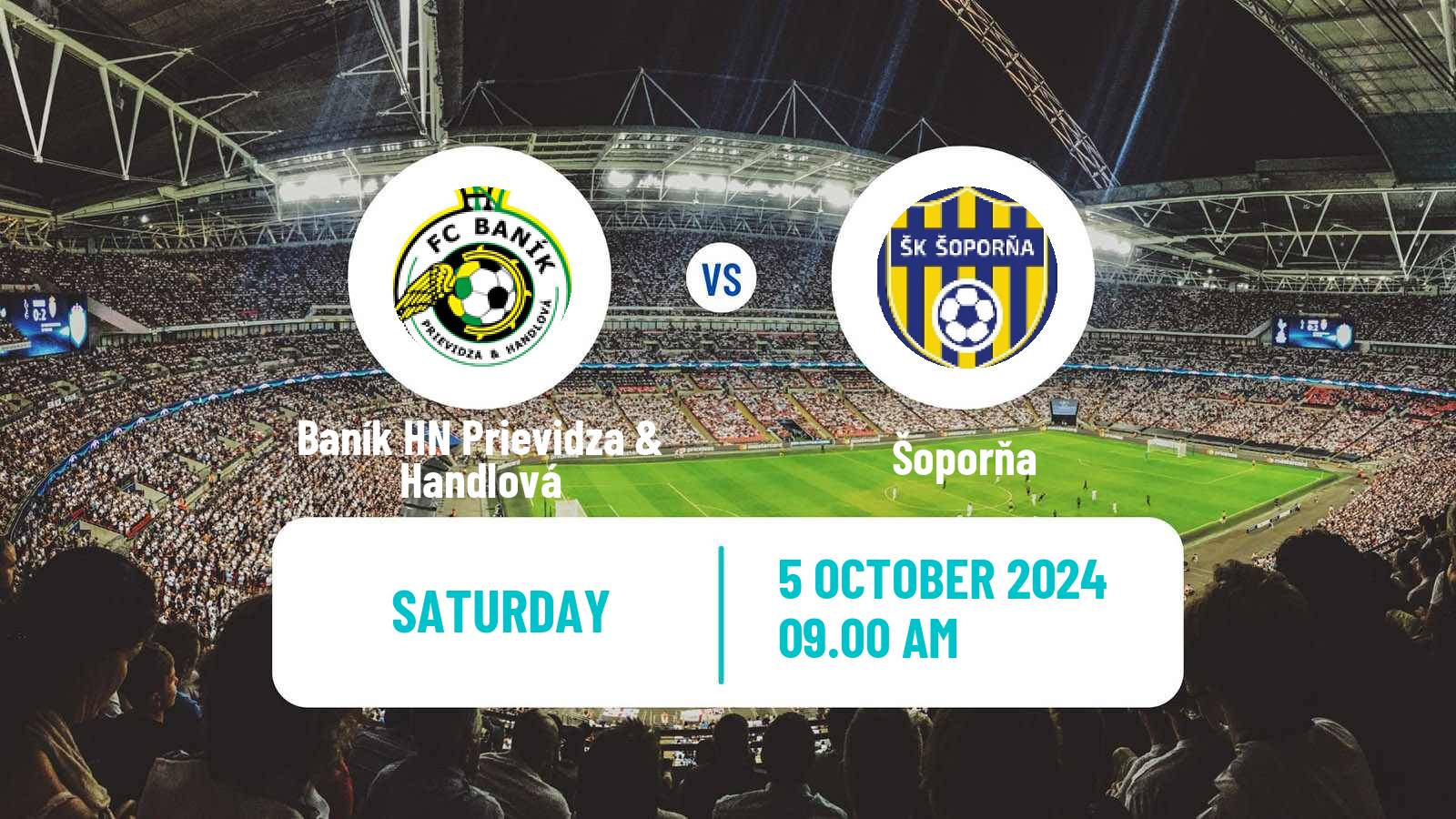 Soccer Slovak 4 Liga West Baník HN Prievidza & Handlová - Šoporňa