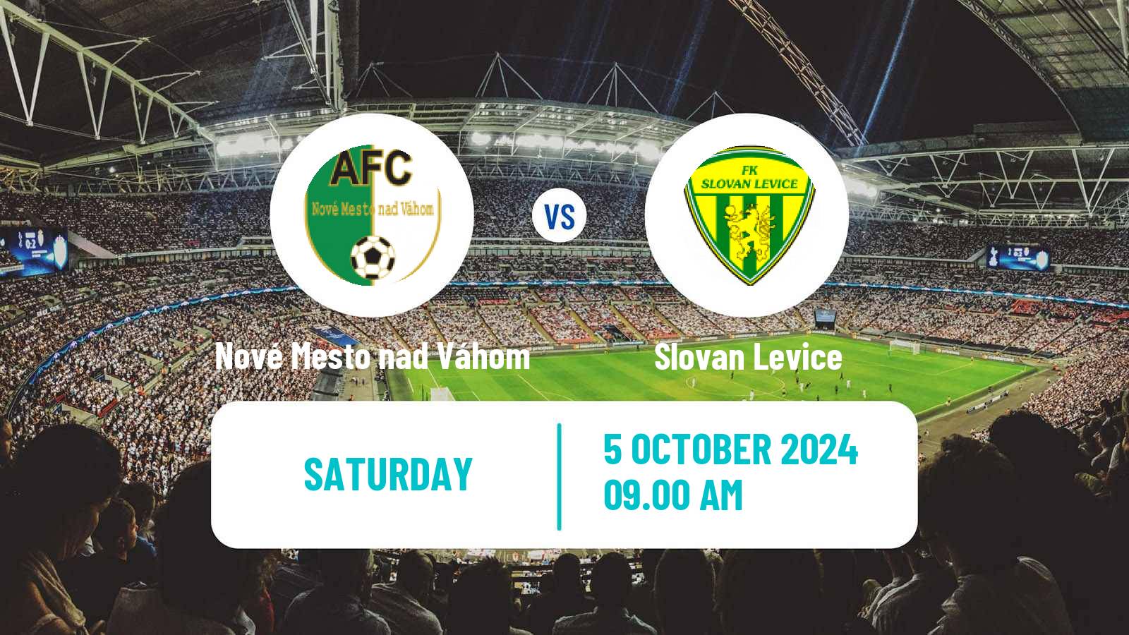 Soccer Slovak 4 Liga West Nové Mesto nad Váhom - Slovan Levice