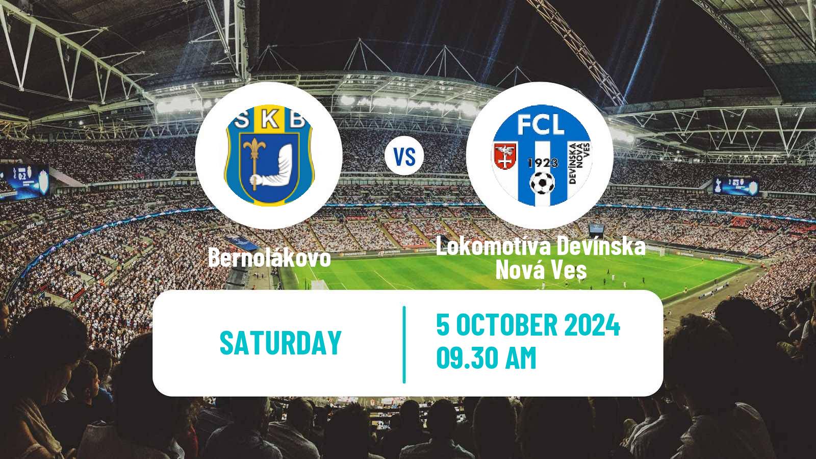 Soccer Slovak 4 Liga Bratislava Bernolákovo - Lokomotíva Devínska Nová Ves