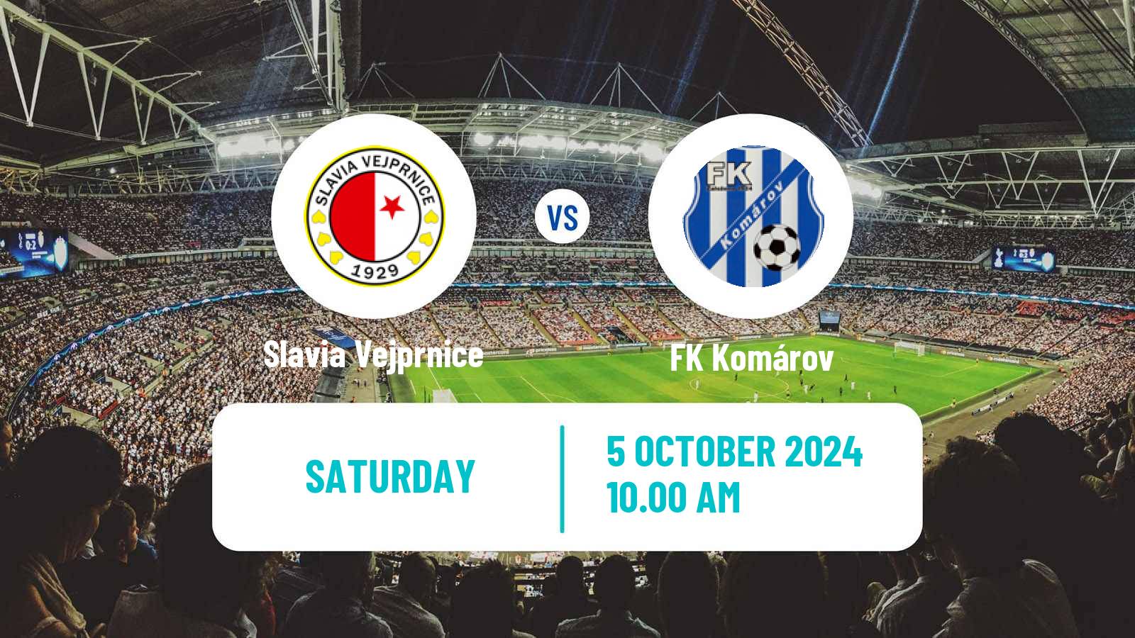 Soccer Czech Division A Slavia Vejprnice - Komárov