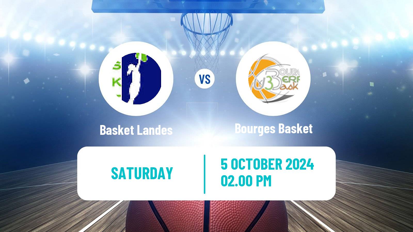 Basketball French LFB Basket Landes - Bourges Basket